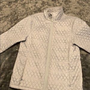 Gray/silver lands end puffer